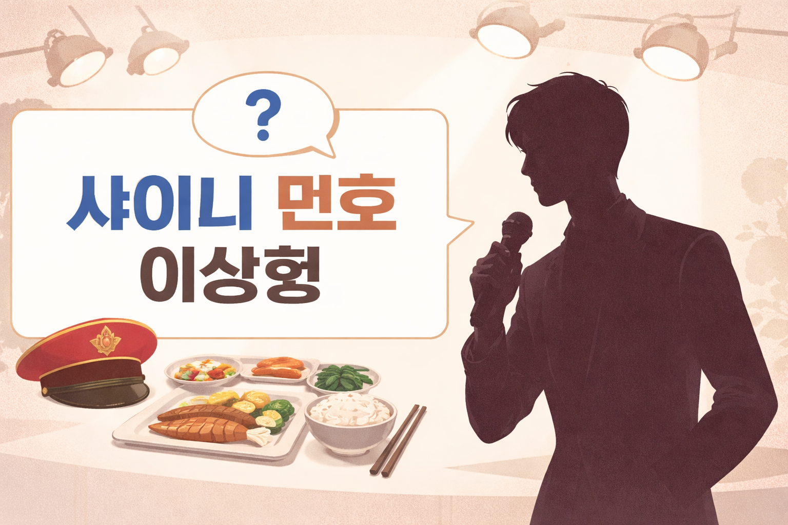 전현무계획4 완주 편에서 샤이니 민호가 연애관과 이상형을 이야기하는 방송 장면을 떠올리게 하는 이미지