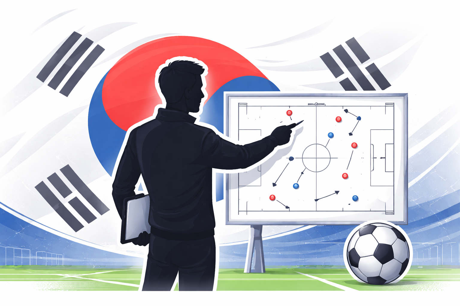 천안 코리아풋볼파크에서 모레노 임시감독의 대표팀 명단 발표를 앞둔 축구 대표팀 관련 기사 이미지