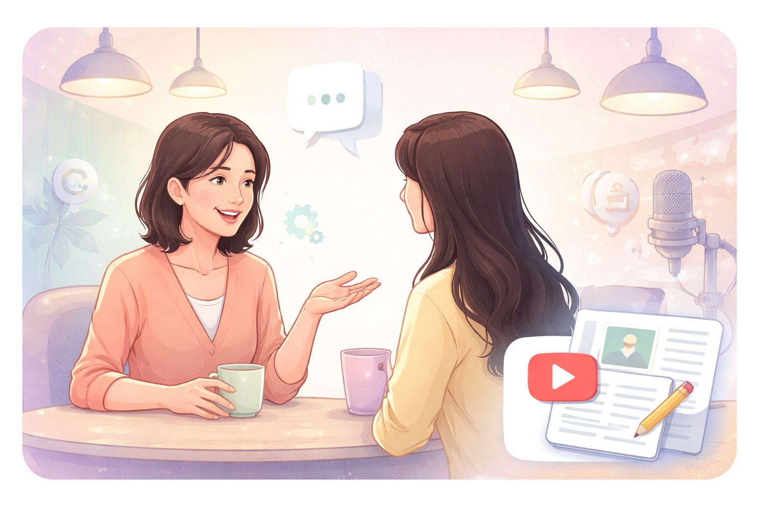 이경실과 딸 손수아가 함께 출연한 유튜브 촬영 현장 이미지