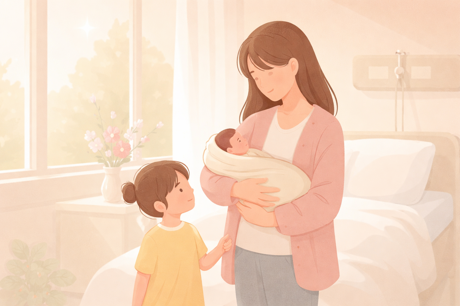 배우 이유영의 둘째 딸 출산 소식을 전하는 대표 이미지